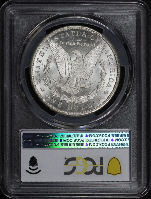Reverse of this 1890-CC Morgan Dollar PCGS MS-63+