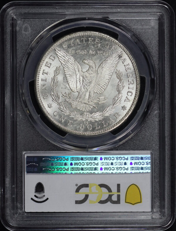 Reverse of this 1890-CC Morgan Dollar PCGS MS-64