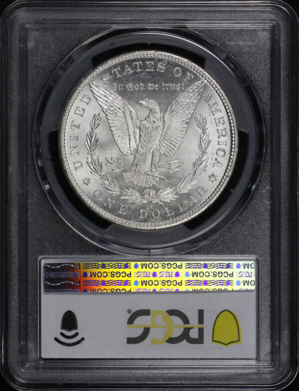 Reverse of this 1890-CC Morgan Dollar PCGS MS-65