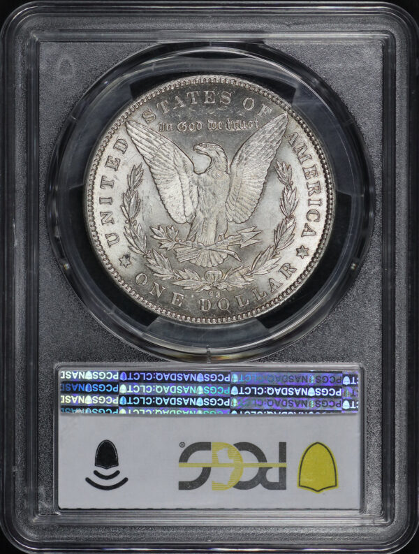 Reverse of this 1890-CC Morgan Dollar PCGS MS-62
