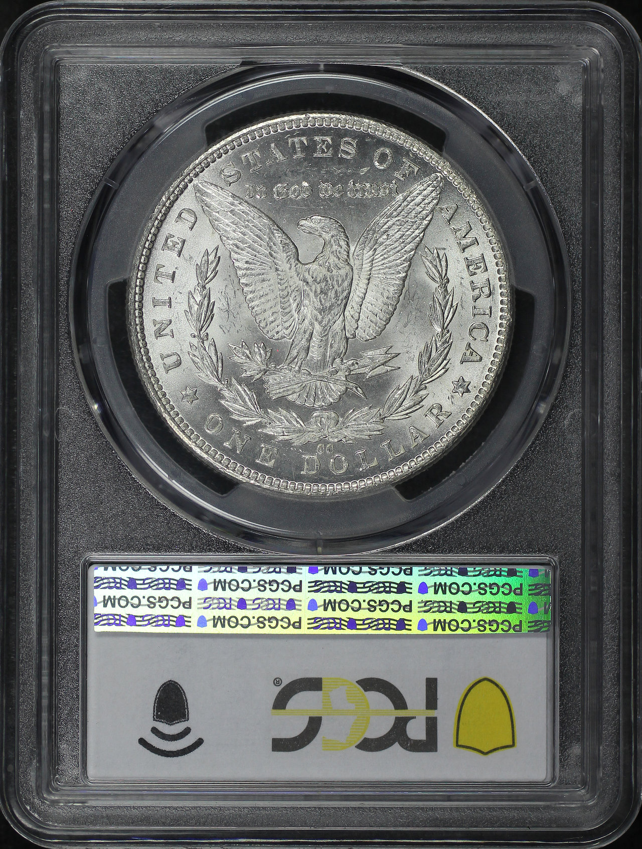 Reverse of this 1890-CC Morgan Dollar PCGS MS-63