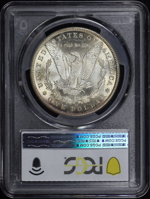 Reverse of this 1890-CC Morgan Dollar PCGS MS-65
