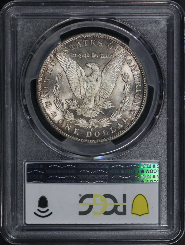 Reverse of this 1890-CC Morgan Dollar PCGS MS-66