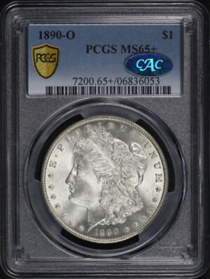 Obverse of this 1890-O Morgan Dollar PCGS MS-65+ CAC