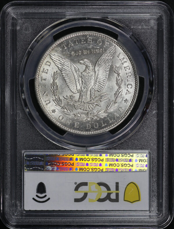 Reverse of this 1891-CC Morgan Dollar PCGS MS-60