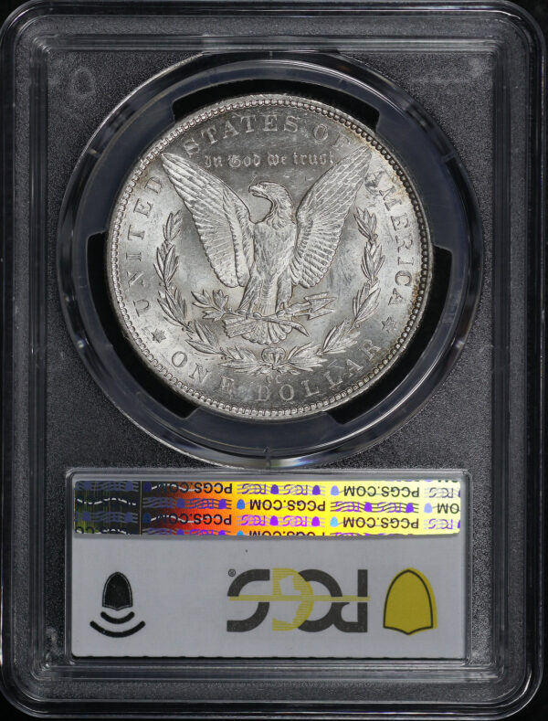 Reverse of this 1891-CC Morgan Dollar PCGS MS-61