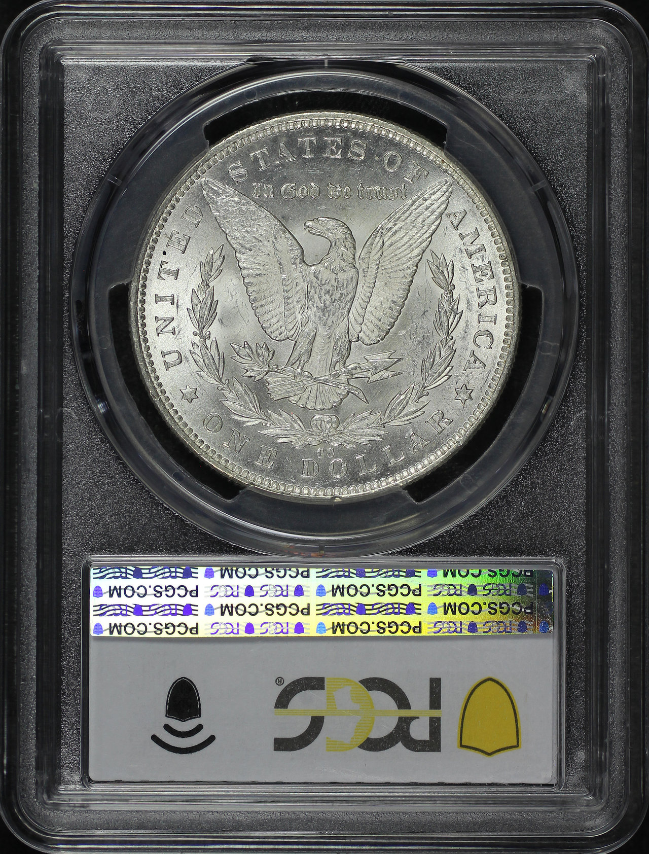 Reverse of this 1891-CC Morgan Dollar PCGS MS-61