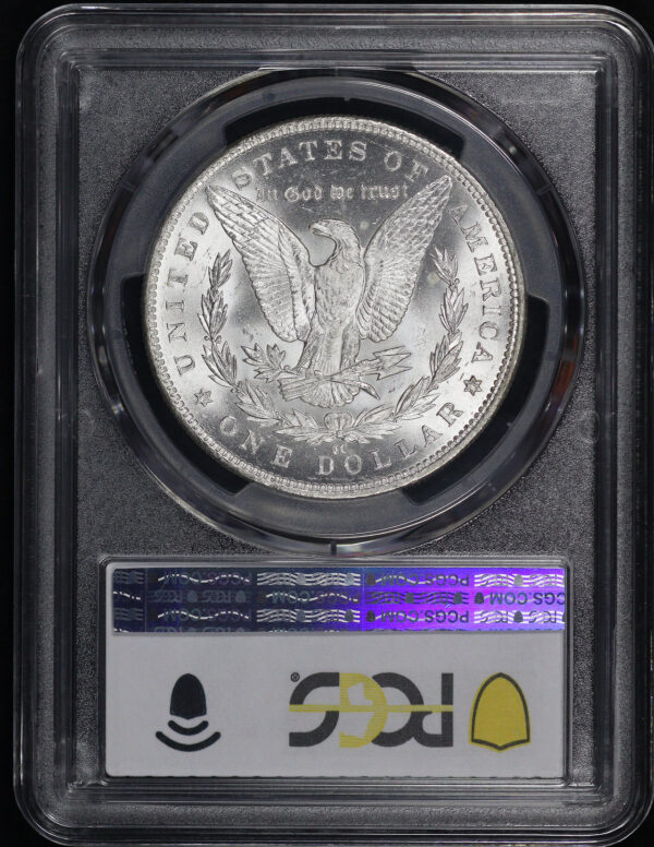 Reverse of this 1891-CC Morgan Dollar PCGS MS-62