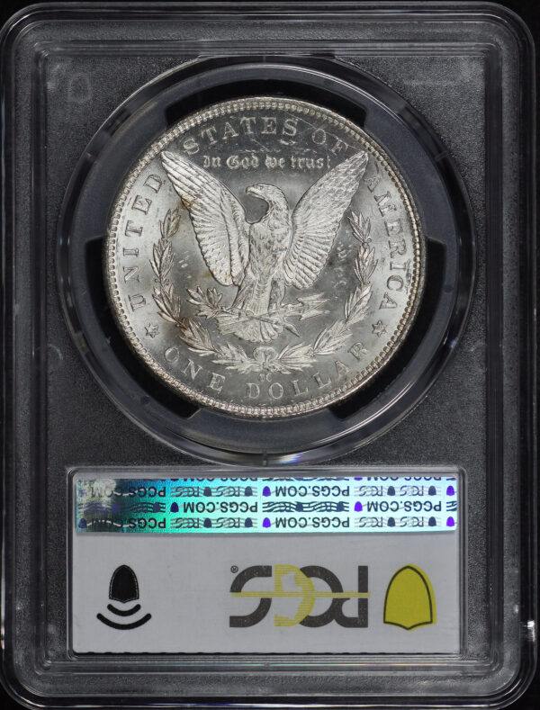 Reverse of this 1891-CC Morgan Dollar PCGS MS-62