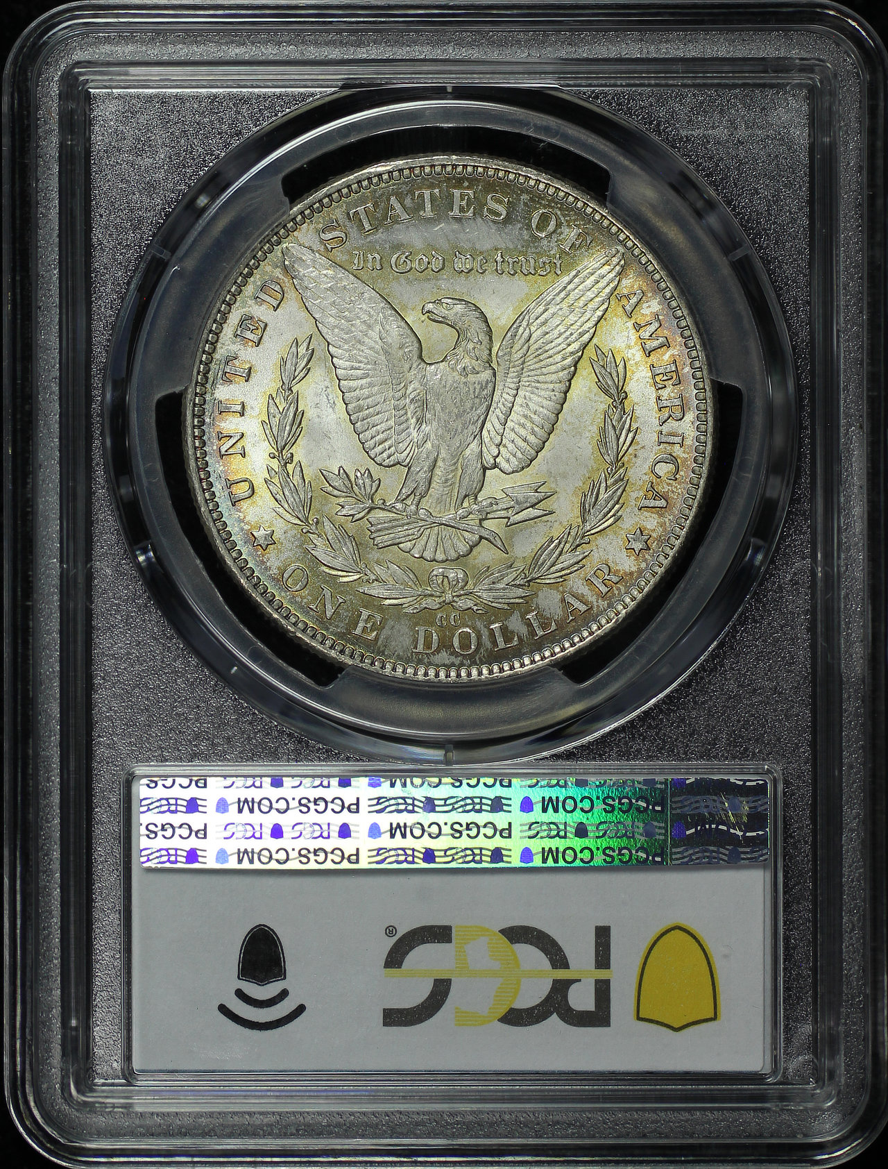 Reverse of this 1891-CC Morgan Dollar PCGS MS-62