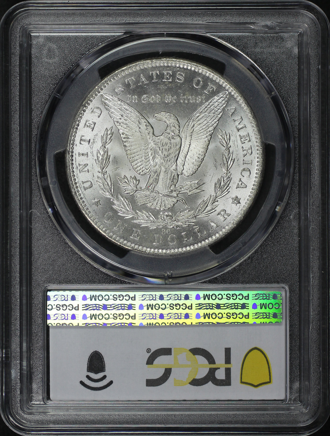 Reverse of this 1891-CC Morgan Dollar PCGS MS-62