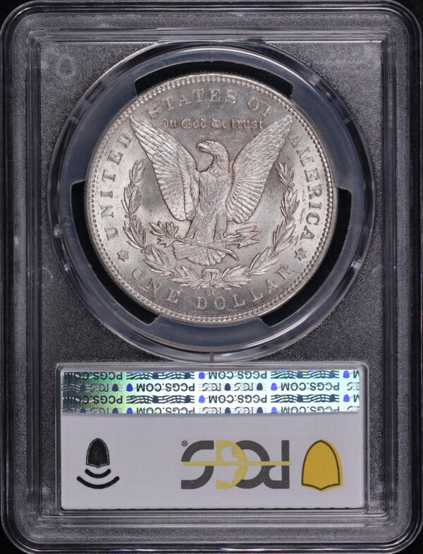 Reverse of this 1891-CC Morgan Dollar PCGS MS-62