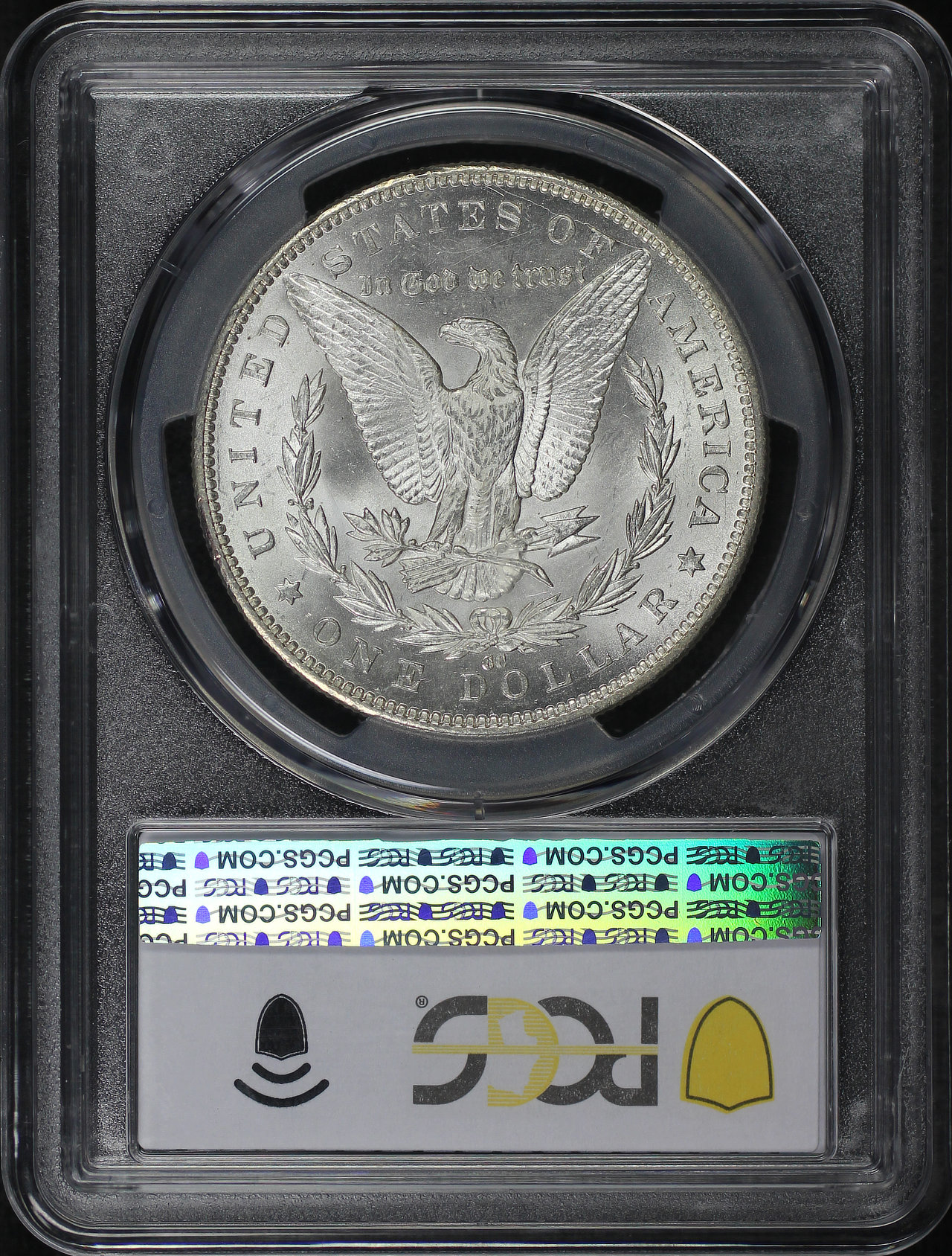 Reverse of this 1891-CC Morgan Dollar PCGS MS-62