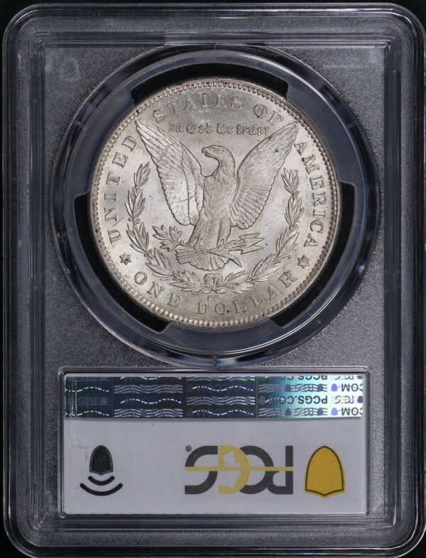 Reverse of this 1891-CC Morgan Dollar PCGS MS-62