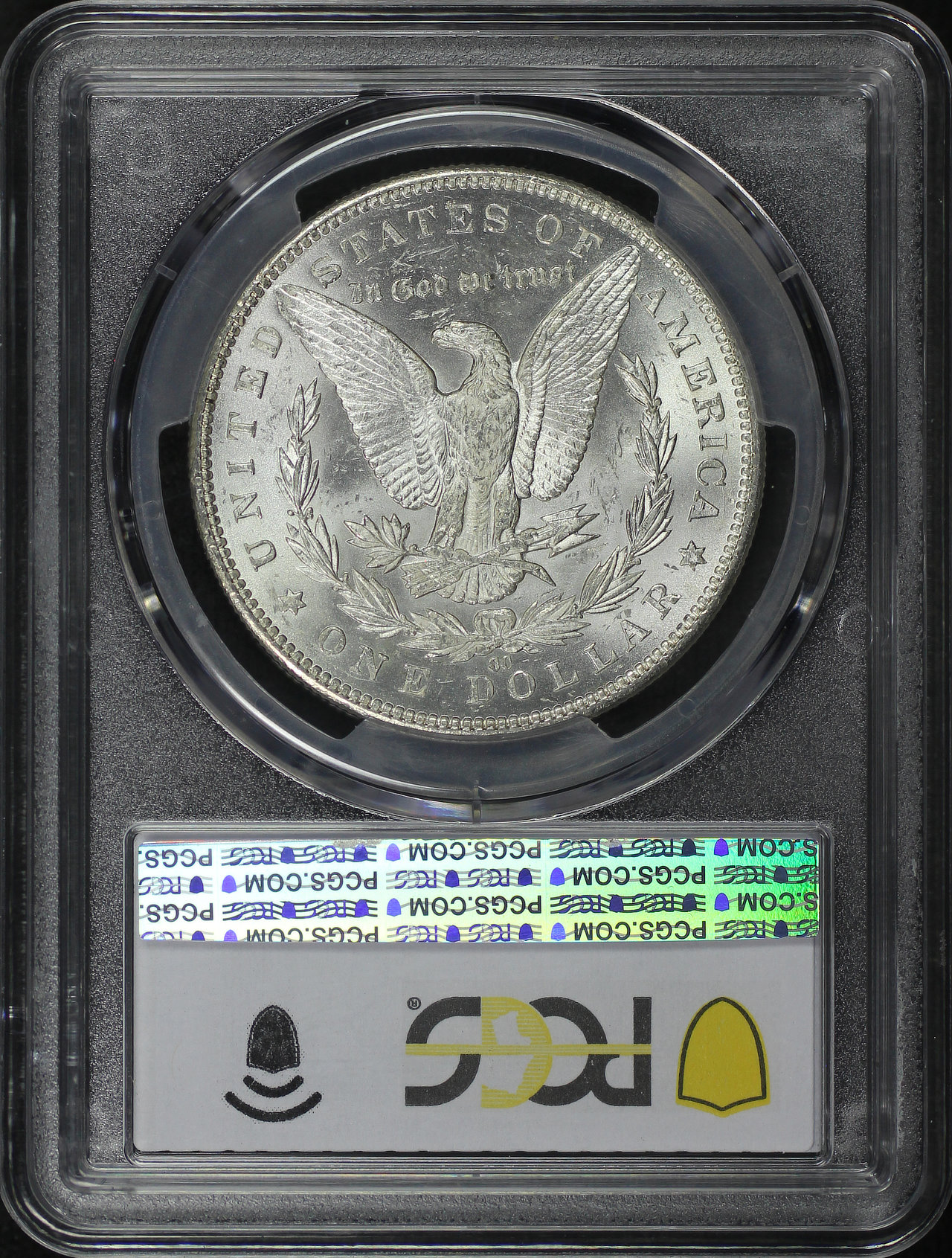 Reverse of this 1891-CC Morgan Dollar PCGS MS-62