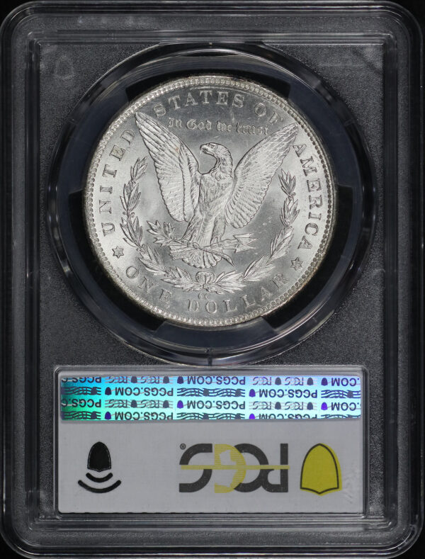 Reverse of this 1891-CC Morgan Dollar PCGS MS-63