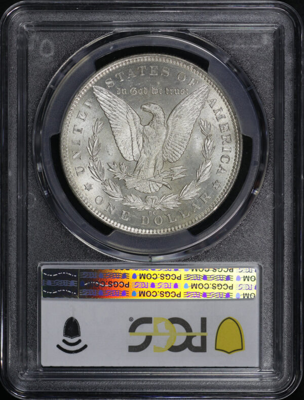 Reverse of this 1891-CC Morgan Dollar PCGS MS-63