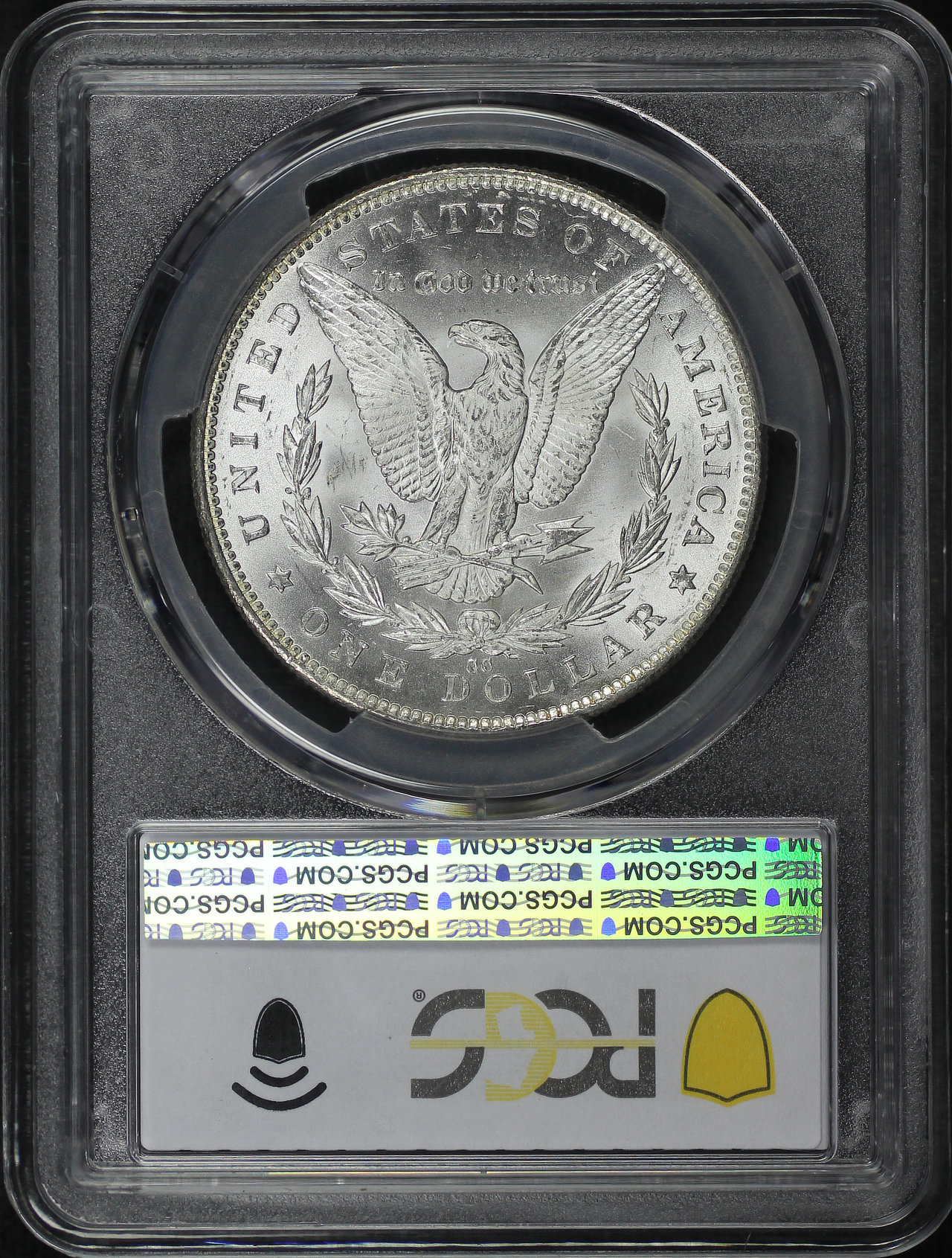 Reverse of this 1891-CC Morgan Dollar PCGS MS-63