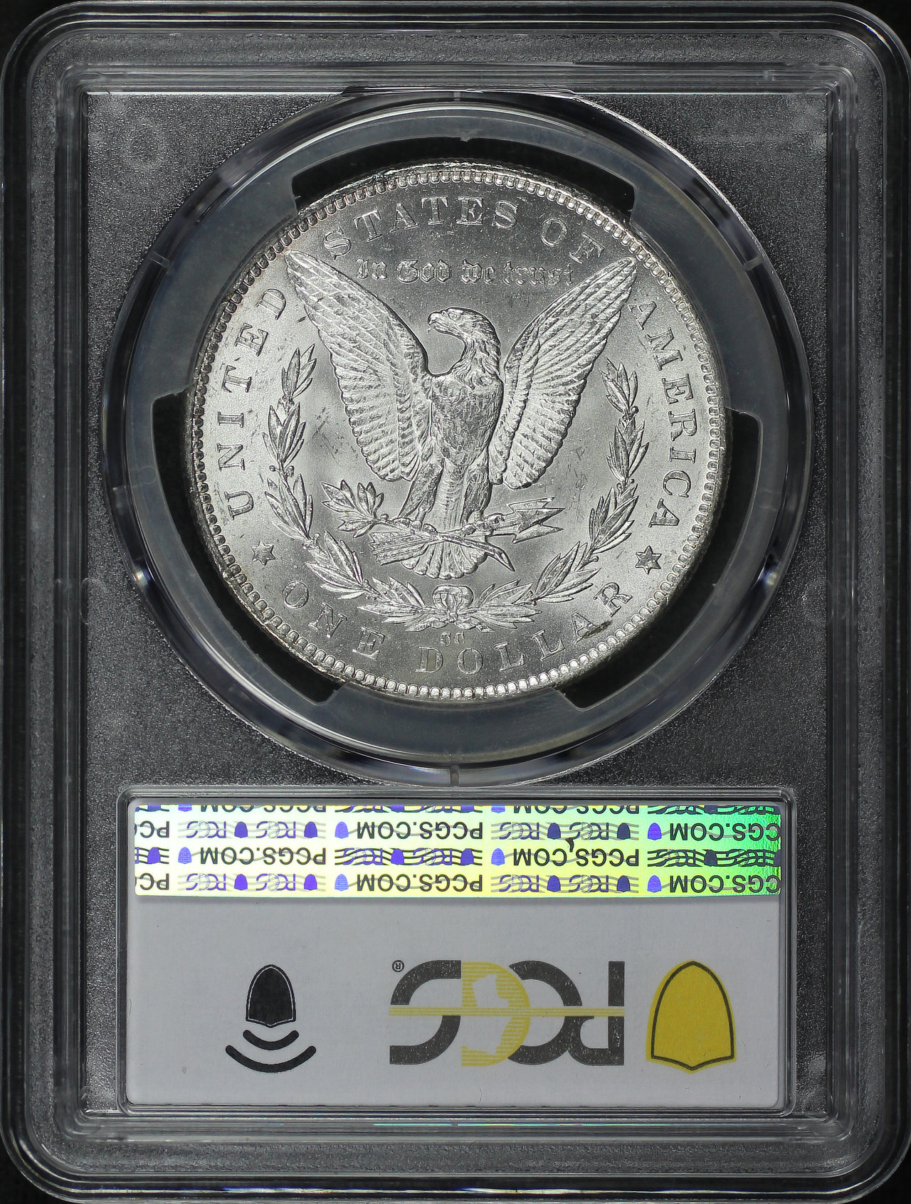 Reverse of this 1891-CC Morgan Dollar PCGS MS-63