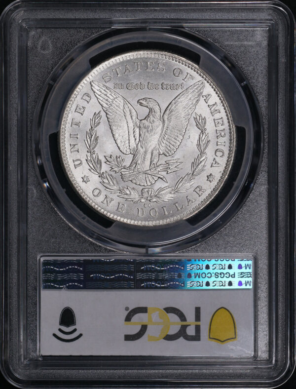 Reverse of this 1891-CC Morgan Dollar PCGS MS-65+