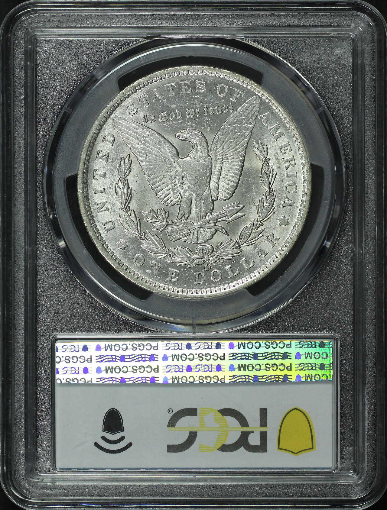 Reverse of this 1891-O Morgan Dollar PCGS AU-58