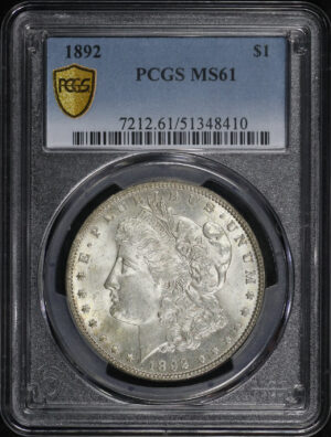 Obverse of this 1892 Morgan Dollar PCGS MS-61