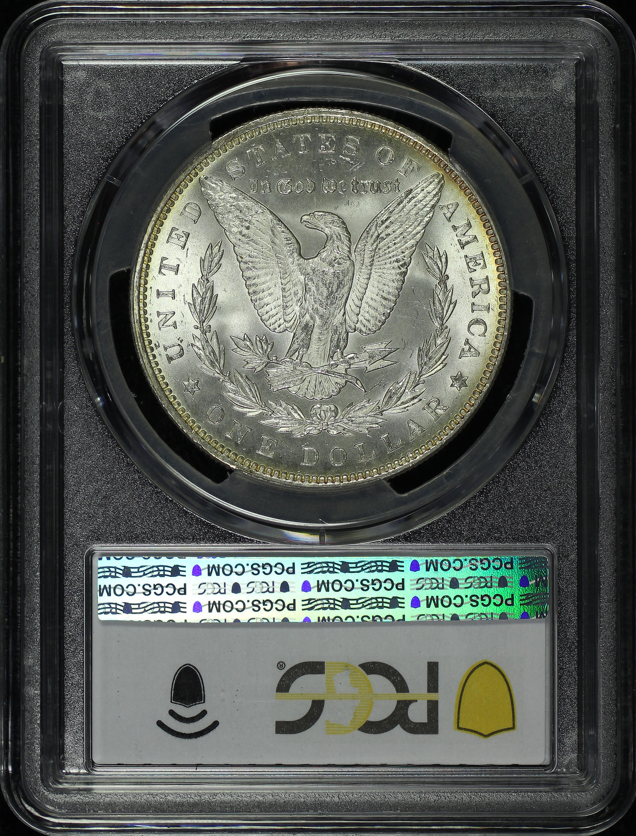 Reverse of this 1892 Morgan Dollar PCGS MS-61