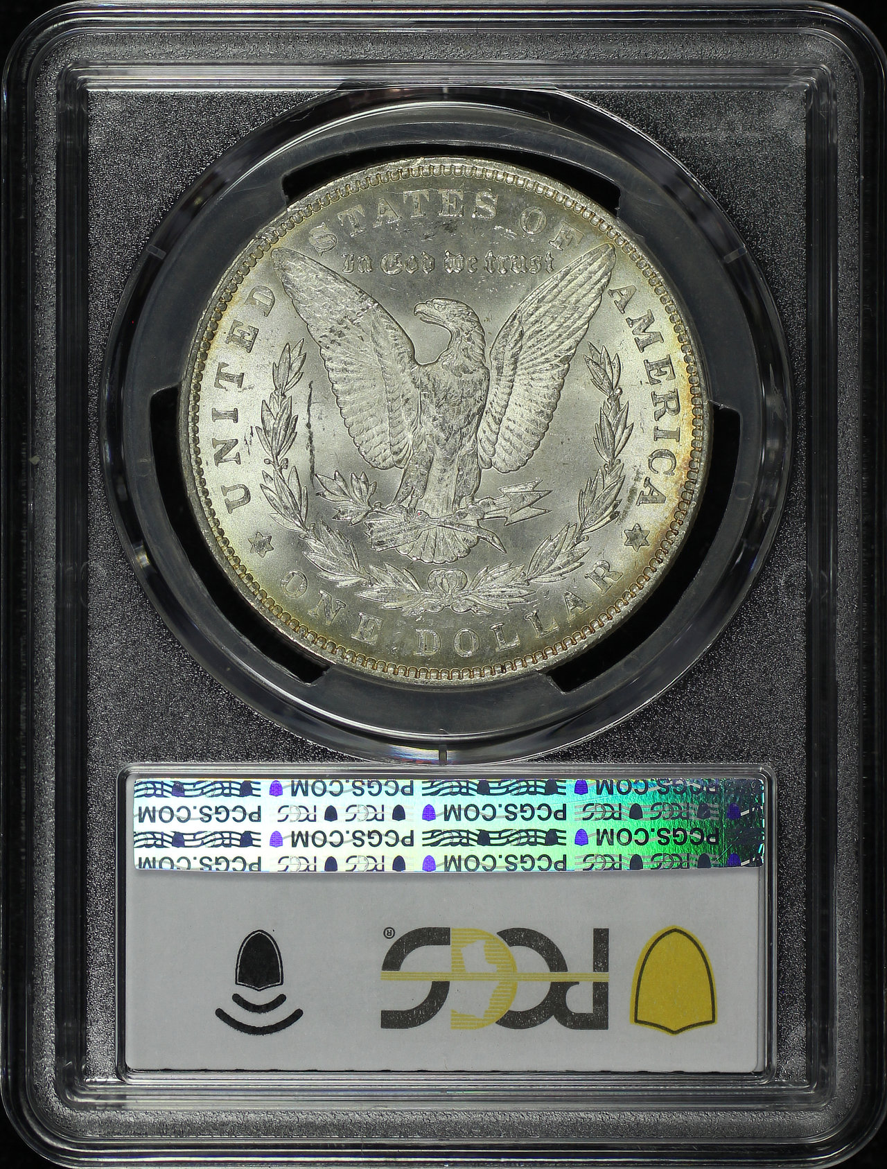 Reverse of this 1892 Morgan Dollar PCGS MS-61