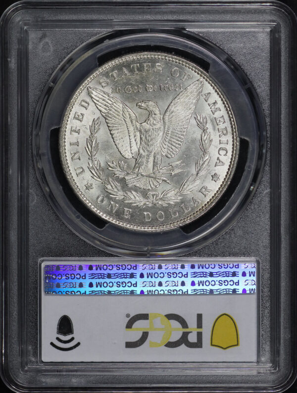 Reverse of this 1892 Morgan Dollar PCGS MS-62