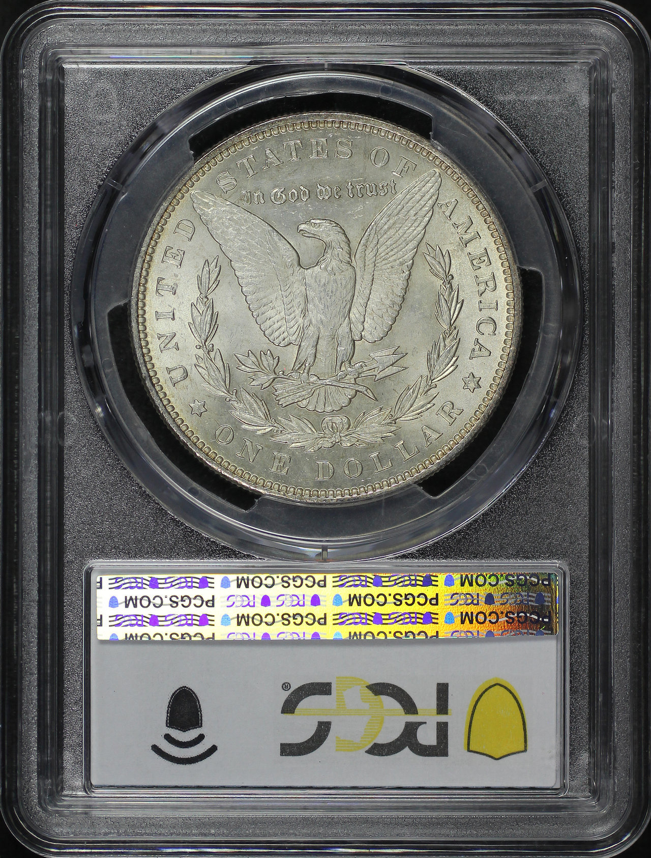 Reverse of this 1892 Morgan Dollar PCGS MS-62