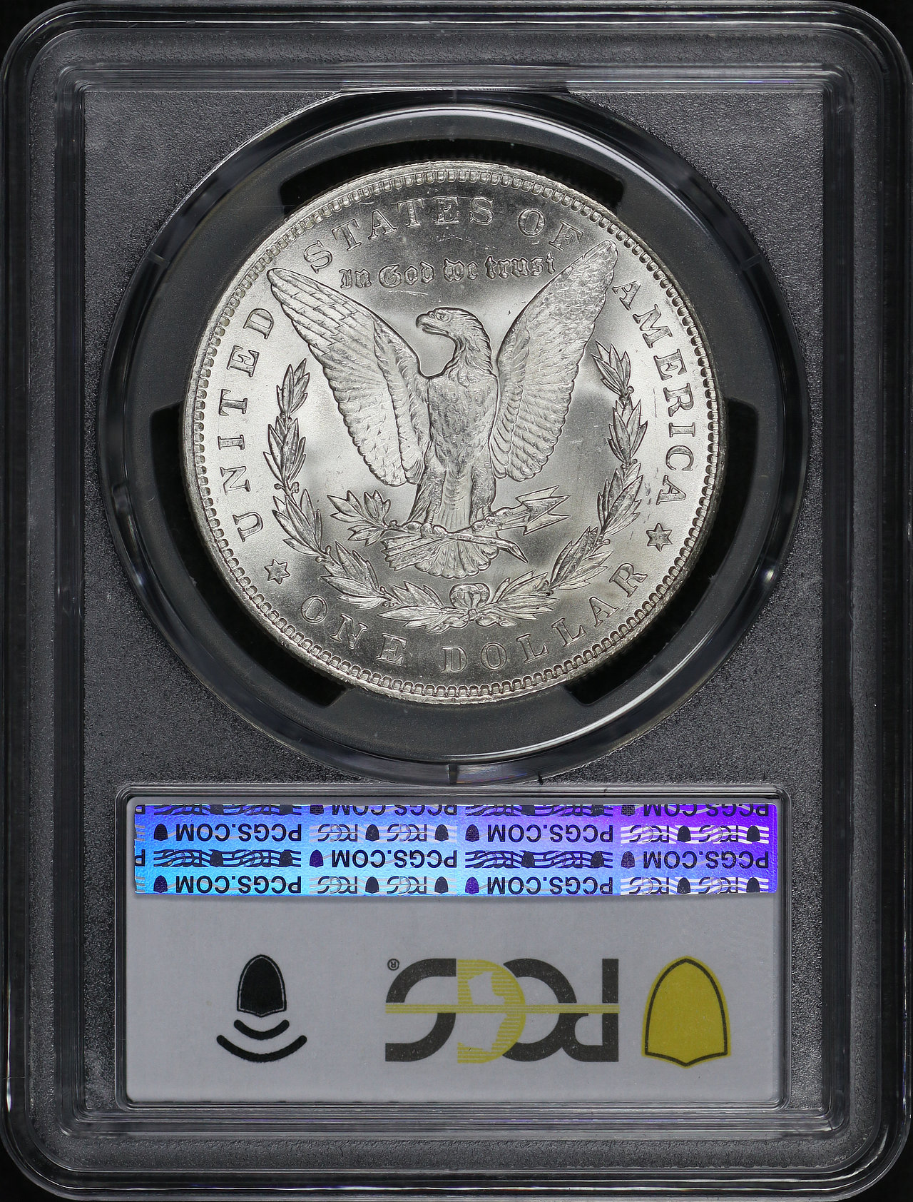 Reverse of this 1892 Morgan Dollar PCGS MS-62