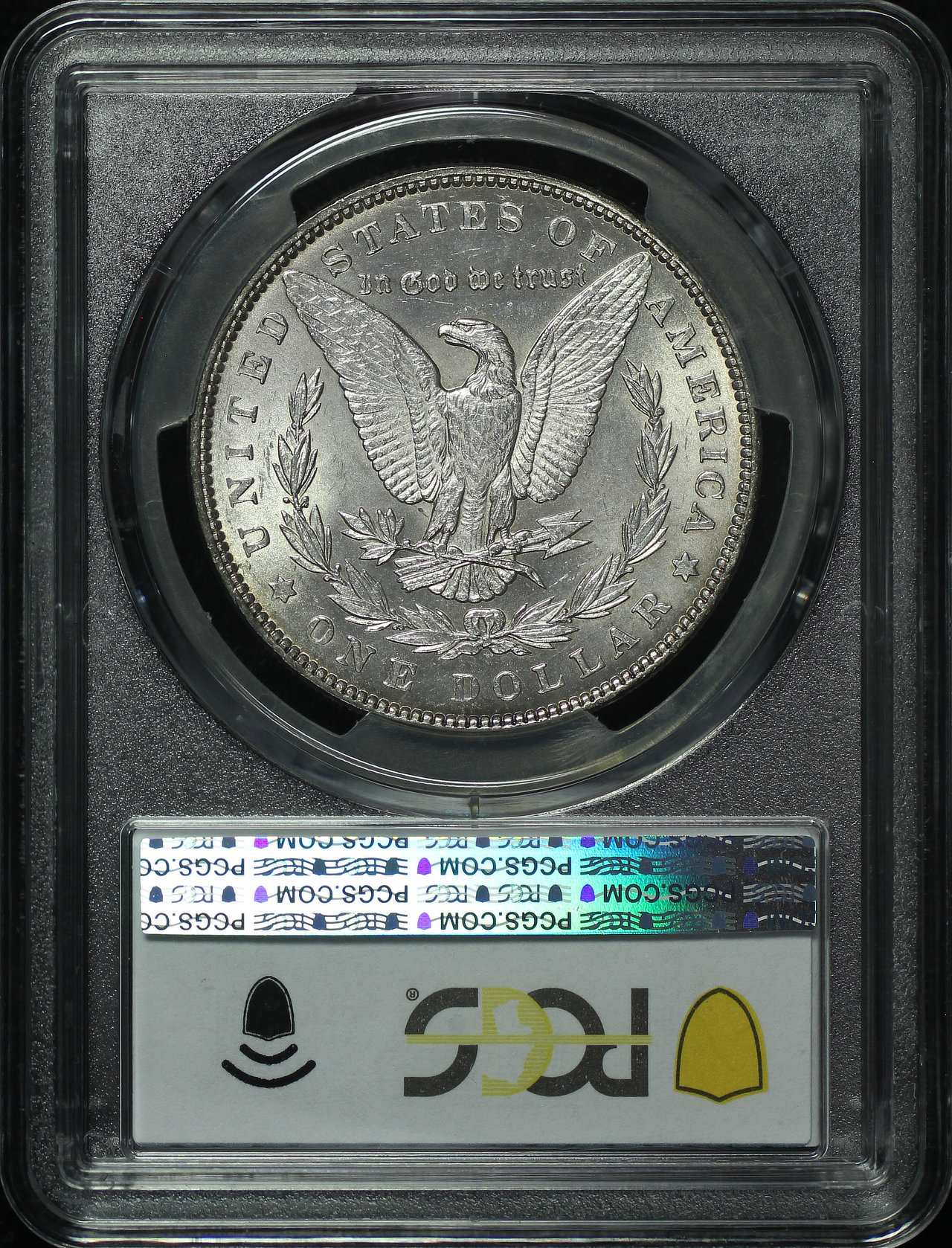 Reverse of this 1892 Morgan Dollar PCGS MS-62