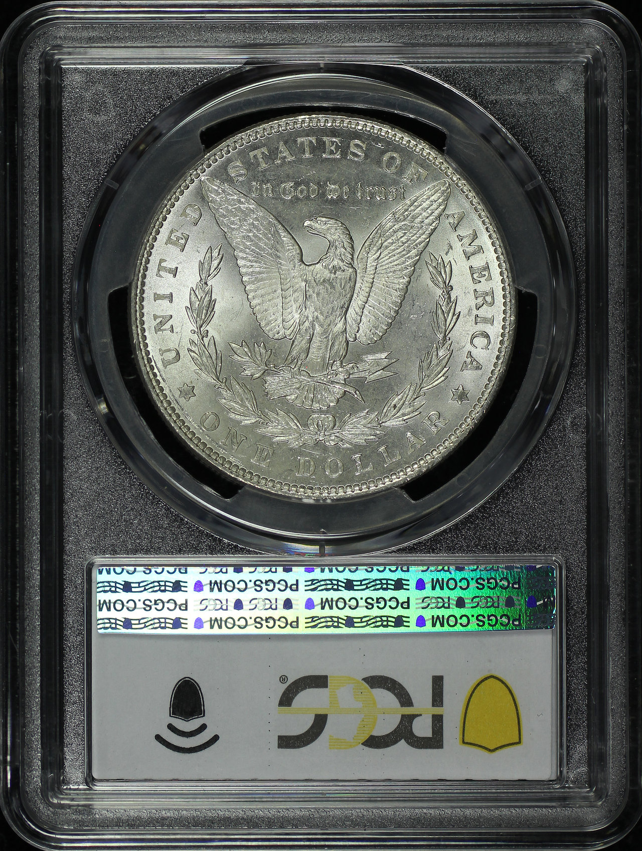 Reverse of this 1892 Morgan Dollar PCGS MS-63