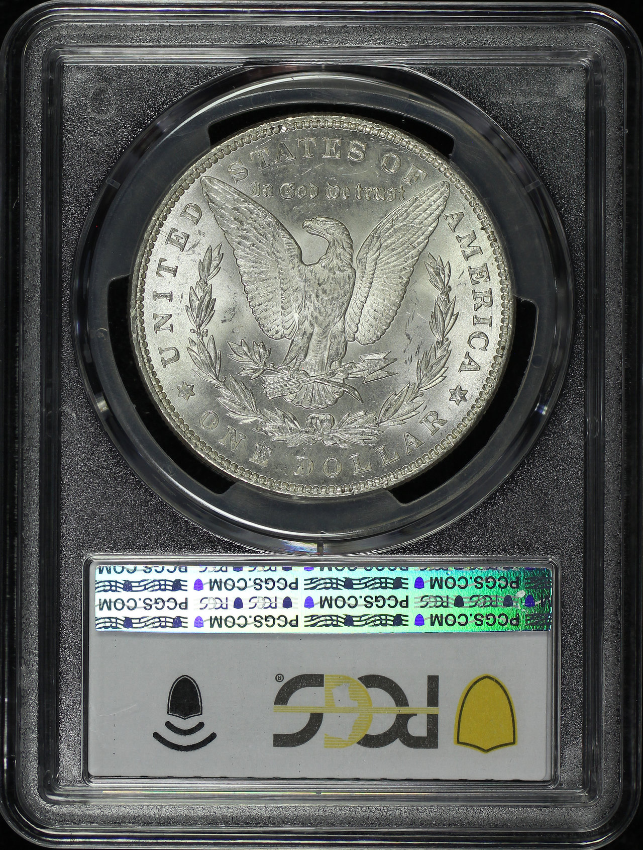 Reverse of this 1892 Morgan Dollar PCGS MS-63