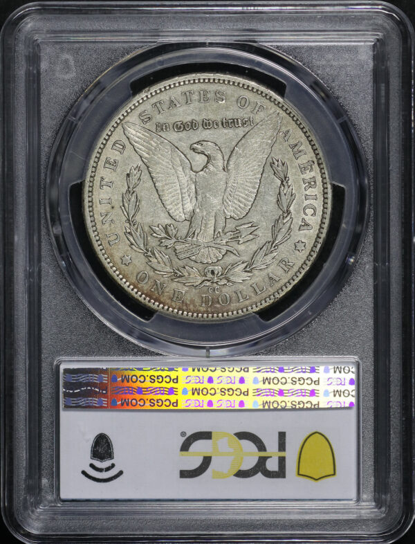 Reverse of this 1892-CC Morgan Dollar PCGS XF-40