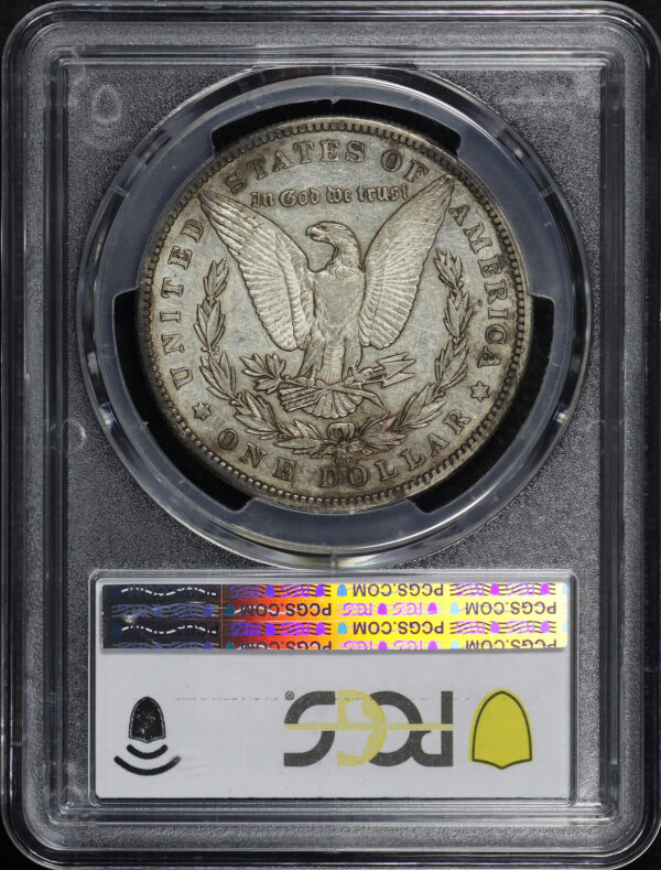 Reverse of this 1892-CC Morgan Dollar PCGS XF-45