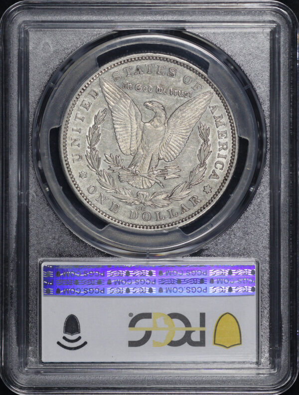 Reverse of this 1892-CC Morgan Dollar PCGS XF-45