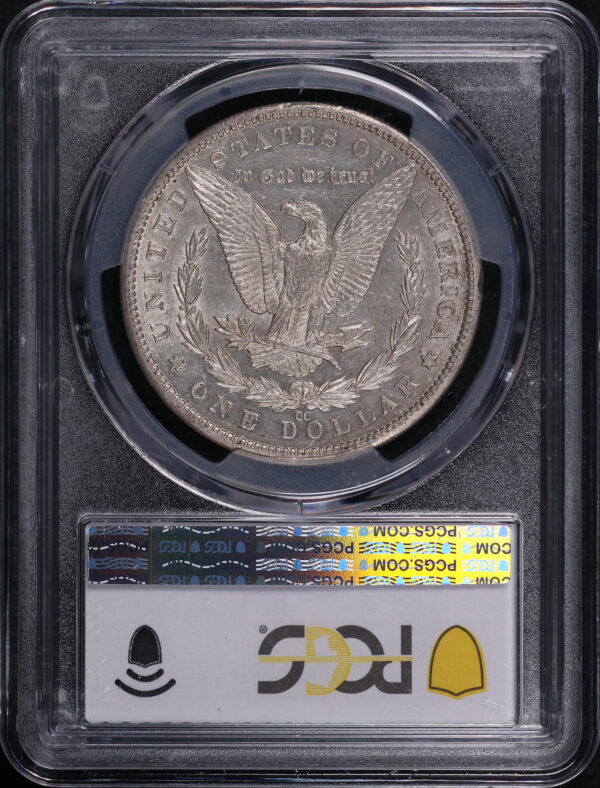 Reverse of this 1892-CC Morgan Dollar PCGS AU-53