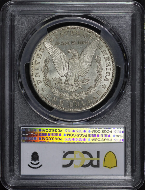Reverse of this 1892-CC Morgan Dollar PCGS AU-58