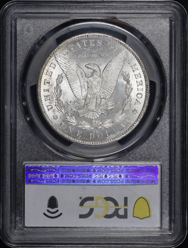 Reverse of this 1892-CC Morgan Dollar PCGS MS-62