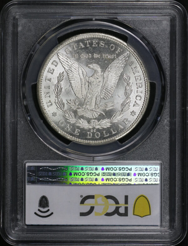 Reverse of this 1892-CC Morgan Dollar PCGS MS-62