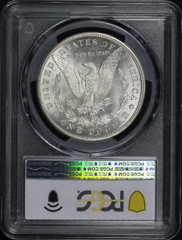 Reverse of this 1892-CC Morgan Dollar PCGS MS-62