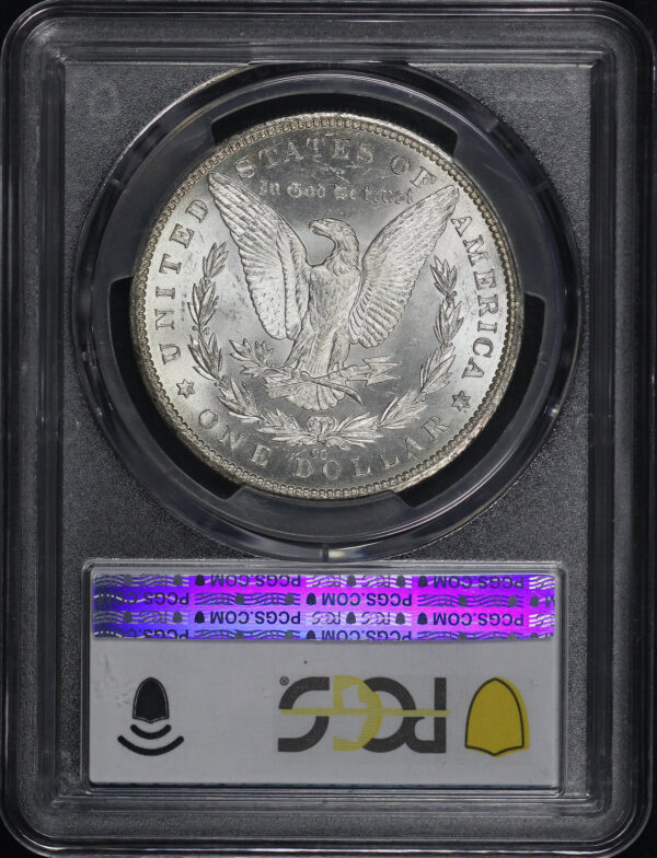Reverse of this 1892-CC Morgan Dollar PCGS MS-63