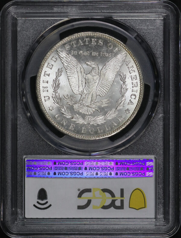 Reverse of this 1892-CC Morgan Dollar PCGS MS-63