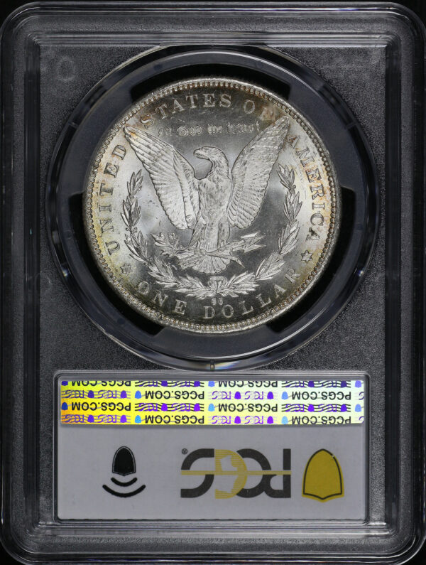 Reverse of this 1892-CC Morgan Dollar PCGS MS-63