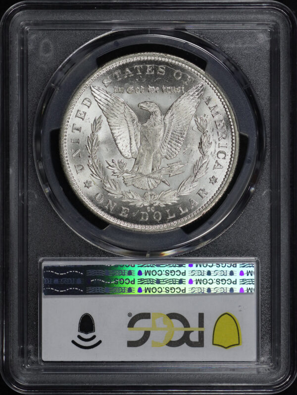 Reverse of this 1892-CC Morgan Dollar PCGS MS-63+