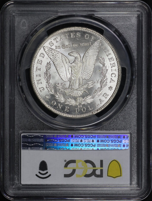 Reverse of this 1892-CC Morgan Dollar PCGS MS-66