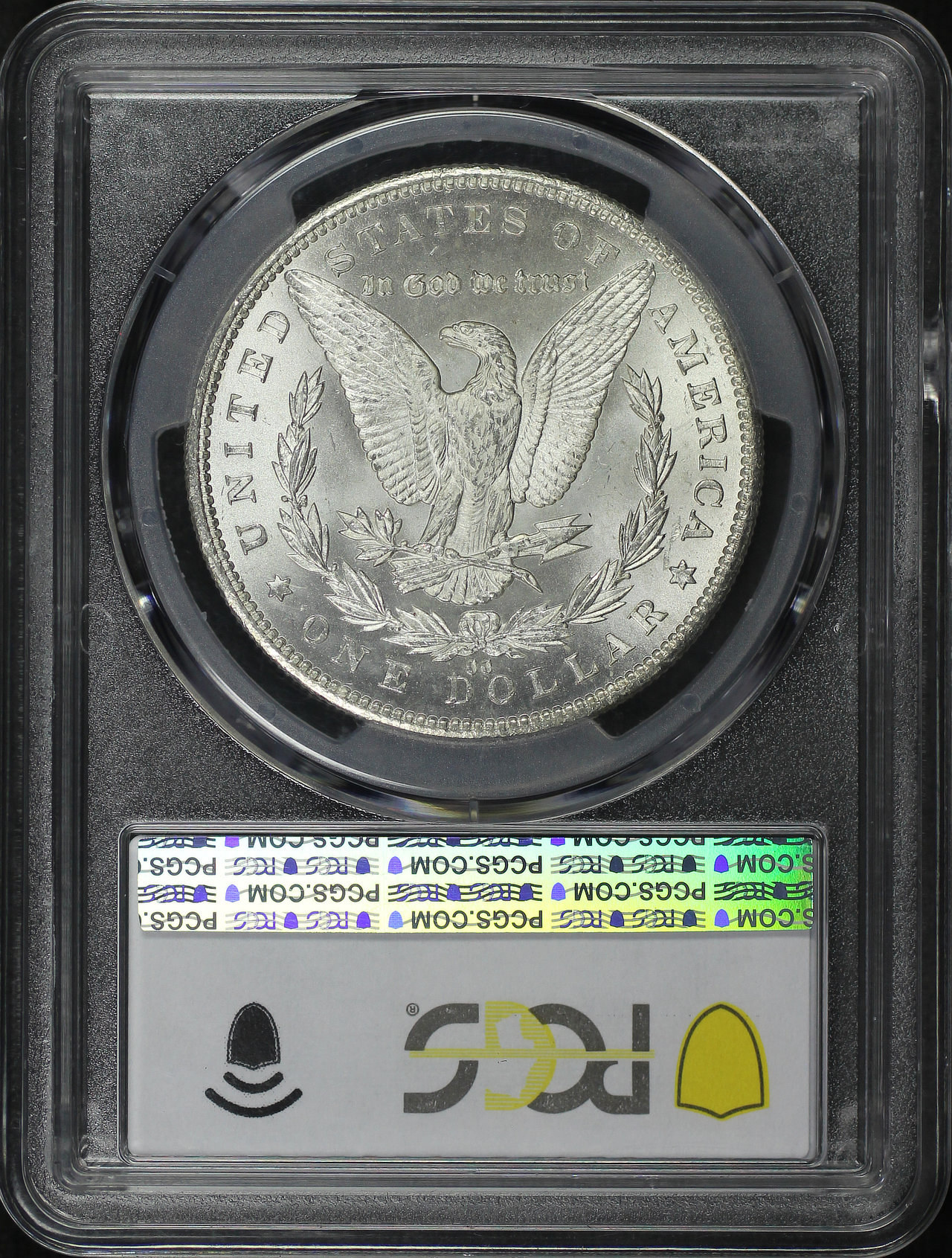 Reverse of this 1892-CC Morgan Dollar PCGS MS-63