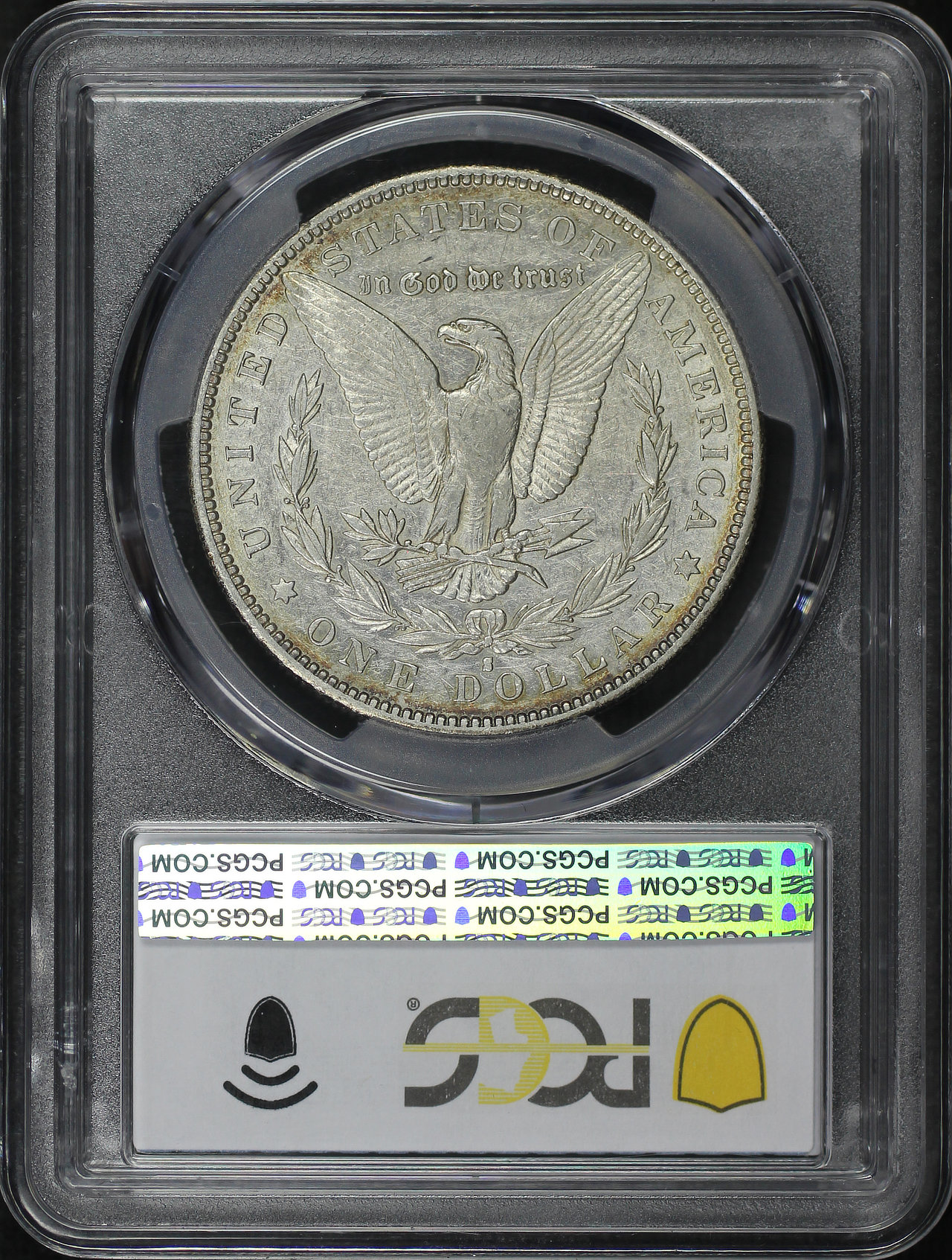 Reverse of this 1892-S Morgan Dollar PCGS XF-45
