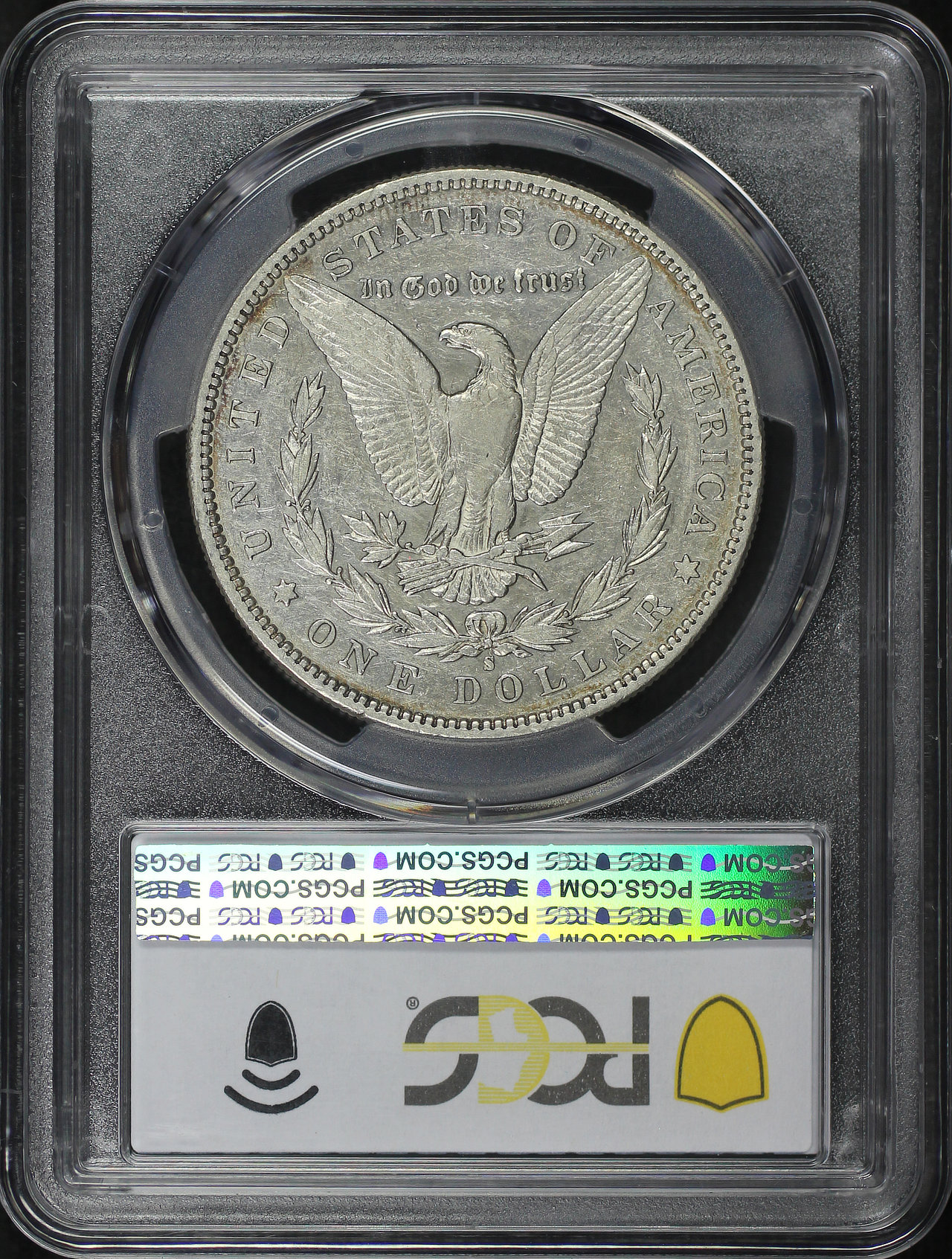 Reverse of this 1892-S Morgan Dollar PCGS XF-45
